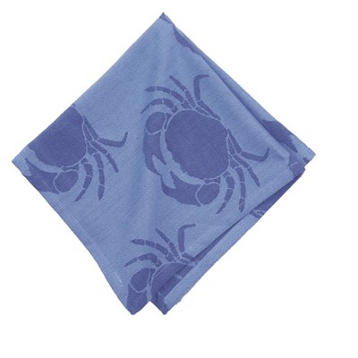 C&F Home Blue Star Crab Napkin Set of 6