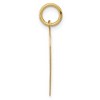 Black Bow Jewelry 14k Yellow Gold I Love You Set of 2 Charm or Pendants, 17mm - 2 of 4