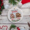 Neighbors Becomes Friends Quote Ornament, Sentimental Friendship Appreciation Christmas Gift| OrnamentallyYou - 4 of 4