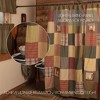 Tea Cabin Shower Curtain Patchwork 72x72 VHC Brands - 2 of 4