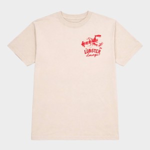 Men's Lobster Lounge Short Sleeve Graphic T-Shirt - Sand : Target