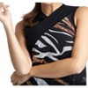 Women's Tiger Stripes Long Vest - ANGEL - 2 of 4