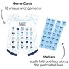 Big Dot of Happiness It’s Twin Boys - Picture Bingo Cards and Markers - Blue Twins Baby Shower Shaped Bingo Game - Set of 18 - 2 of 4