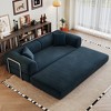 78.8" Compression Sofa,Convertible Floor Sofa Bed-with Pillow Back Support Armrest, Comfy Futon Couch Sleeper Bed, for Living Room, Bedroom - 3 of 4