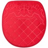 Home Mart Goods 3 Piece Red Ultra Soft Thick Memory Foam Non-Slip Absorbent Bathroom Bath Mat Set - 4 of 4