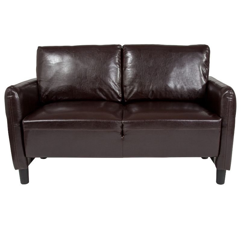 Emma and Oliver Living Room Loveseat Couch with Rounded Arms, 5 of 6