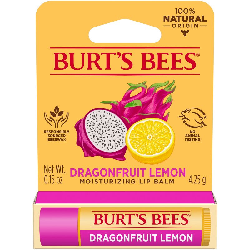 Burt&#39;s Bees Dragonfruit Lemon Lip Balm - 0.15oz, 6 of 18