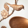 Sullivans 46.25" Graceful Bird Bowl Metal Stake , Brown - 2 of 4