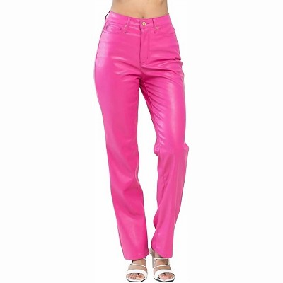Women's Control Top Faux Leather Pants - Judy Blue