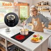 ZACHVO 3000W Electric Cooktop, 2 Burners, Ceramic, Child Safety Lock, Timer, Keep Warm, 9 Levels - 4 of 4