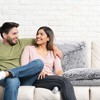 Cheer Collection Super Soft Shaggy Long Hair Throw Pillows Set of 2 - Gray Ombre (22" x 22") - 4 of 4
