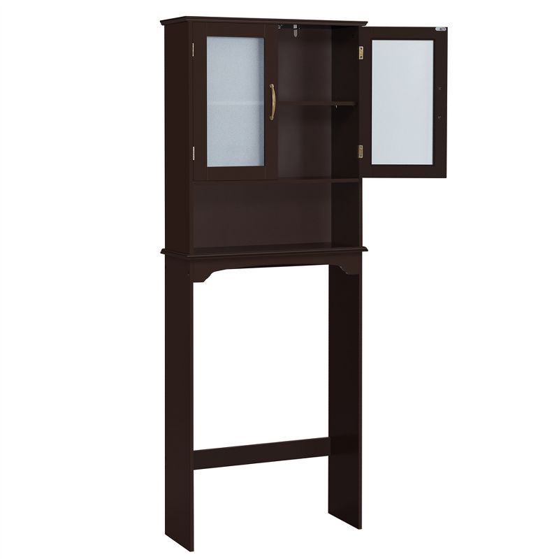Yaheetech Modern Free-Standing Over-the-Toilet Storage with Cabinet and Shelf for Bathroom, 1 of 8