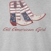 Social Collective Men's All American Girl Americana 4Th Of July Long Sleeve Graphic Cotton Pullover Sweatshirt - 2 of 4