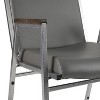 Flash Furniture 4 Pack HERCULES Series Heavy Duty Stack Chair with Arms - 3 of 4