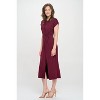WEST K Women's Parker Cre-Neck Short Sleeve Knob-Front A-Line Midi Dress - 2 of 4