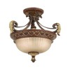 Livex Lighting Villa Verona 2 - Light Pendant in  Verona Bronze/Aged Gold Leaf - 4 of 4