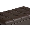 NicBex 33.3" Storage Bench Rectangle Footstool Small Ottoman Bench for Bedroom, Entryway - 3 of 4