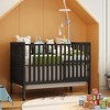 5-in-1 Convertible Crib Crib Converts To Day Bed Toddler Bed Full Size Bed 3 Adjustable Mattress Positions - 2 of 4
