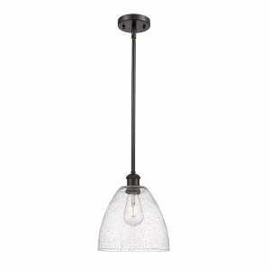 Bristol Glass - 1 Light Mini Pendant In Industrial Style-11.25 Inches Tall and 9 Inches Wide - 1 of 1
