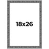 PosterPalooza | Distressed Black Picture Frame - UV Acrylic, Foam Board Backing, Hanging Hardware - 2 of 4