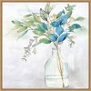 Amanti Art Eucalyptus Vase Navy I by Cynthia Coulter Framed Wall Art Print - 4 of 4