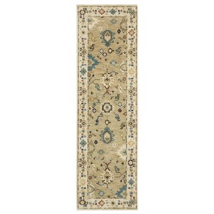 Oriental Weavers Francesca FR04E Beige / Multi Indoor Area Rug - 2'3" x 7'6" - 1 of 4