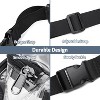 Men's and women's transparent waist bags,adjustable waist bags for sports and concerts,suitable for sports activities,concerts,Black - 4 of 4