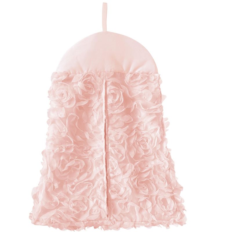 Sweet Jojo Designs Girl Baby Crib Bedding Set - Rose Collection Pink 4pc, 6 of 8