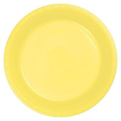 Mimosa Yellow 9" Plastic Plates - 20ct