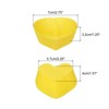 Unique Bargains Silicone Heat Resistant Cupcake Liners Heart Shape Baking Cups 18 Pcs - 2 of 4
