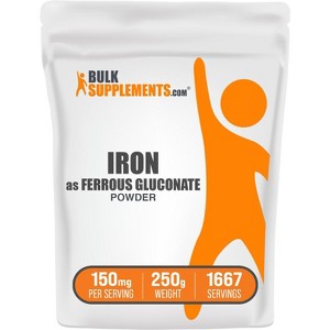 BulkSupplements Ferrous Gluconate Powder - 1 of 4