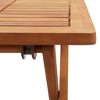 vidaXL Folding Patio Coffee Table 15.7 in.x15.7 in.x15.7 in. Solid Acacia Wood - 4 of 4