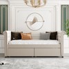 Twin Size Upholstered Daybed with Drawers - 2 of 4