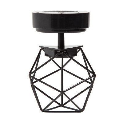 U Brands Magnetic LED Prism Chandelier Black