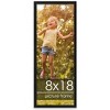 PosterPalooza | Panoramic Minimalist Grey Picture Frame - UV Acrylic, Foam Board Backing, Hanging Hardware - 2 of 4