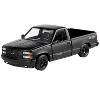 1992 Chevrolet 454 SS Pickup Truck Matt Black 1/24 Diecast Model Car by Motormax - 2 of 3