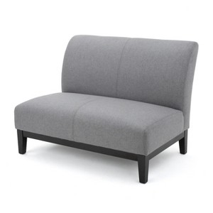 Darcy Upholstered Settee - Gray - Christopher Knight Home