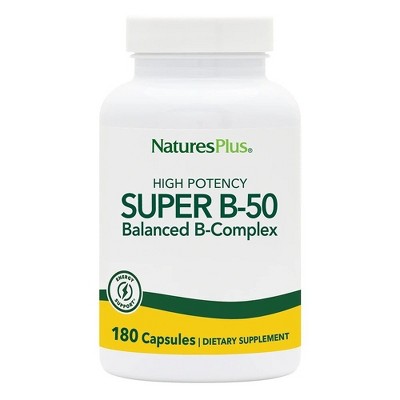 Super B-50 by Nature's Plus  -  180 VegCap
