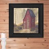 Folk Art Outhouse By Pam Britton, Printed Wall Art, Ready To Hang Framed Poster, Black Frame - 3 of 4