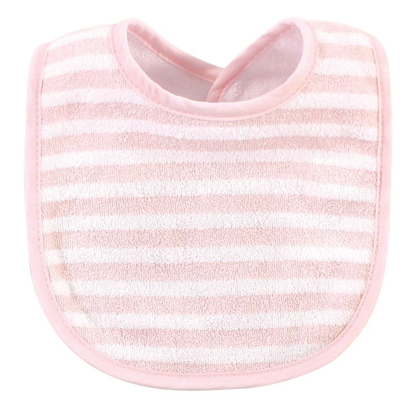 Hudson Baby Infant Girl Cotton and Polyester Bibs 10pk, Cute, Kind And Beautiful, One Size, 4 of 13