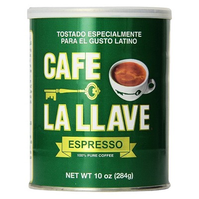 Cafe La Llave Espresso Roast Dark Roast Ground Coffee - 10oz