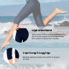 Calypsa Women's High Waisted Chlorine Resistant Capri Swim Leggings - image 4 of 4