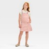 Girls' Corduroy Skirtall - Cat & Jack™ Metallic Pink - image 3 of 3