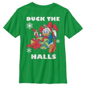 Boy's Mickey & Friends Donald Duck The Halls T-Shirt - 1 of 4