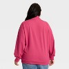 Women's French Terry Pullover Sweatshirt - Ava & Viv™ - 2 of 3