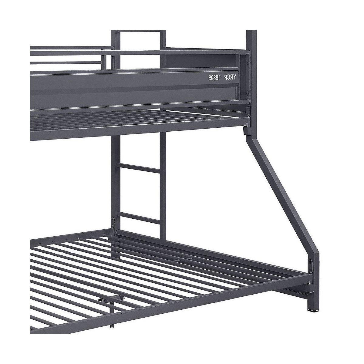 78" Twin/Twin/Full Triple BunkBed Cargo Loft, Metal Frame & Ladders - Acme Furniture - thumbnail 2