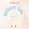Unique Bargains Girl's Rhinestone Happy Birthday Tiara Headband 1 Pc - 4 of 4
