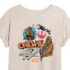 Women's - Star Wars - Chewie Stickers Oversized Graphic T-Shirt - 2 of 4