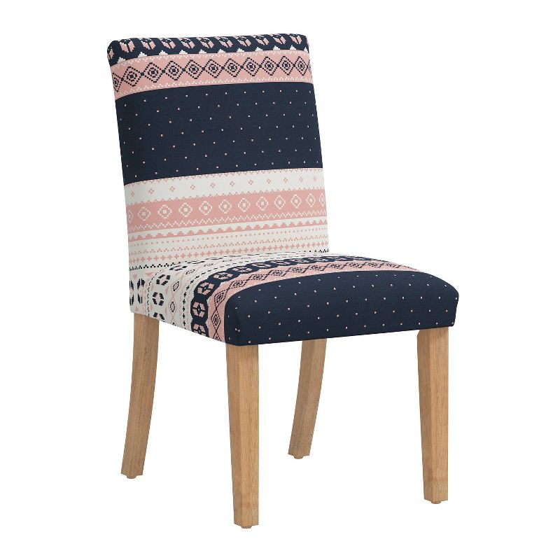 Skyline Furniture Dining Chair Nordic Sweater Navy Blush, 3 of 9