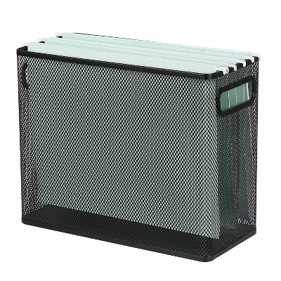 Mesh Hanging File Box Black - Made By Design™